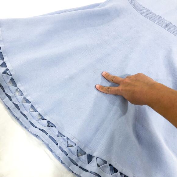 Ted Baker Kathryn Cutwork Knitted Skater Pale Purple Dress - Picture 13 of 16